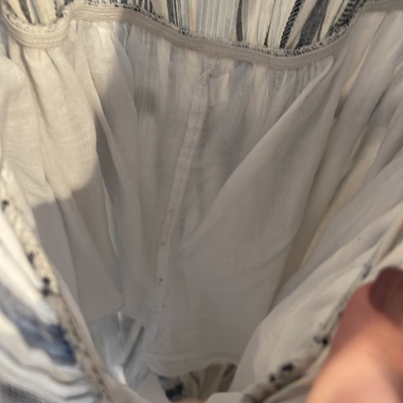 June & Hudson Mixed Stripe Open Back Jumpsuit - Picture 9 of 9